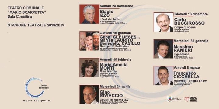 CARTELLONE TEATRO SALA CONSILINA 2018-19